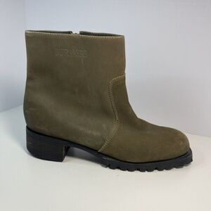 Authentic Durango Boots‎ 7 Olive Green Lug Zipper Mens Size 12 D Work Boots